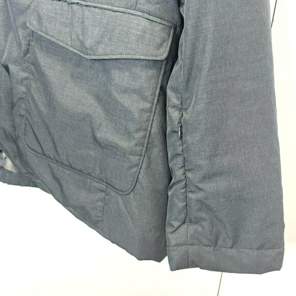 Untuckit Caladoc Jacket Mens XL Gray Sports Coat Blazer Button Zip Travel Puffer - Picture 2 of 7